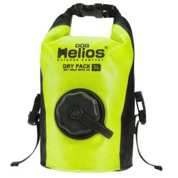 Dog Helios Â® 'Grazer' Waterproof Outdoor Travel Dry Food Dispenser Bag - Yellow