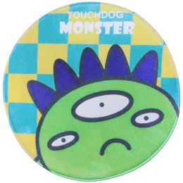 Touchdog Â® Cartoon Alien Monster Rounded Cat and Dog Mat