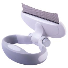 Pet Life Â® 'Gyrater' Travel Swivel Curved Pet Grooming Pin Comb