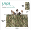 Cheerhunting Outdoor Dog Bed, Waterproof, Washable, Large Size, Durable, Water Resistant, Portable and Camping Travel Pet Mat (Large, Camo)