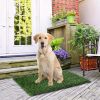 23.23x18.12' Replacement Grass Mat For Pet Potty Tray Dog Pee Potty Grass Turf Pad Fast Drainage Easy Cleaning