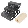 Pet Stairs 3 Steps Soft Portable Cat Dog Step Ramp Small Climb Ladder w/ Cover