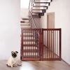 36" Configurable Folding Wood Pet Dog Safety Fence with Gate