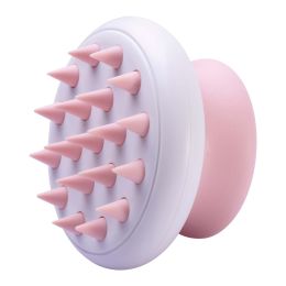 Pet Life Â® 'Scwubba' Handheld Bathing Brushing and Massaging Soft Flexible Grooming Pet Comb (Color: pink)
