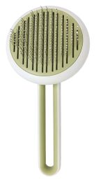 Pet Life Â® 'Concepto' Modern Bristle Grooming Pet Deshedder Comb (Color: Green)