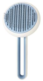 Pet Life Â® 'Concepto' Modern Bristle Grooming Pet Deshedder Comb (Color: Blue)