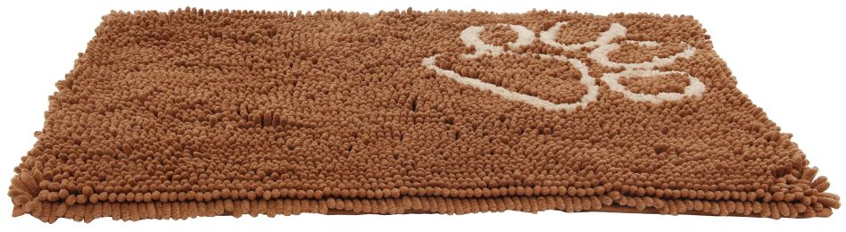 Pet Life Â® 'Fuzzy' Quick-Drying Anti-Skid and Machine Washable Dog Mat (Color: Light Brown)