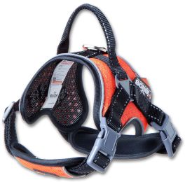 Dog Helios Â® 'Scorpion' Sporty High-Performance Free-Range Dog Harness (Color: orange, size: small)