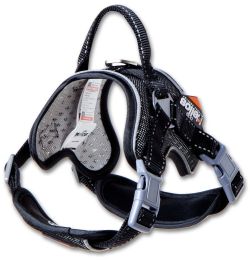 Dog Helios Â® 'Scorpion' Sporty High-Performance Free-Range Dog Harness (Color: Black, size: small)