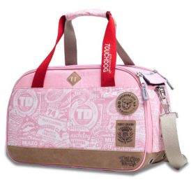 Touchdog Â® Airline Approved Around-The-Globe Passport Designer Pet Carrier (Color: pink)