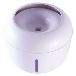Pet Life Â® 'Moda-Pure' Ultra-Quiet Filtered Dog and Cat Fountain Waterer (Color: White)