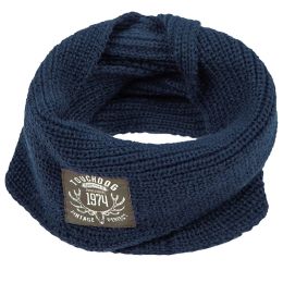 Touchdog Â® Heavy Knitted Winter Dog Scarf (Color: Navy)