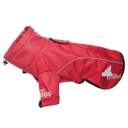 Dog Helios Â® Extreme Softshell Performance Fleece Dog Coat (Color: Red, size: large)