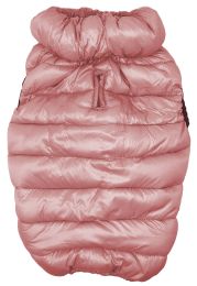 Pet Life Â® 'Pursuit' Quilted Ultra-Plush Thermal Dog Jacket (Color: pink, size: large)