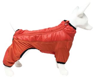 Pet Life Â® 'Aura-Vent' Lightweight 4-Season Stretch and Quick-Dry Full Body Dog Jacket (Color: Red, size: small)