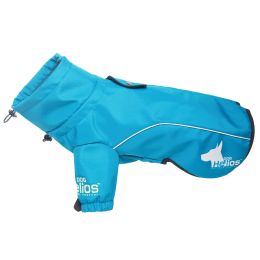 Dog Helios Â® Extreme Softshell Performance Fleece Dog Coat (Color: Blue, size: large)